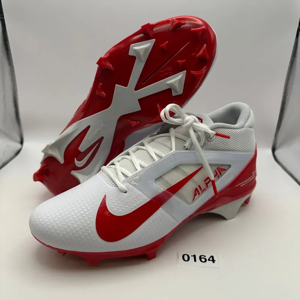 NIKE Men's 10 Alpha Menace 4 PRO Red/White FD7037-102